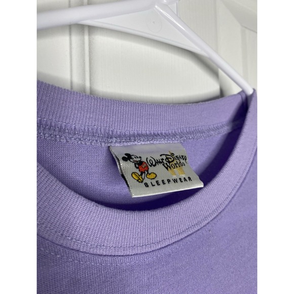 Walt Disney World Vintage Sleepwear Tinker Bell Sleep Shirt Purple M/L *read* - Picture 6 of 7